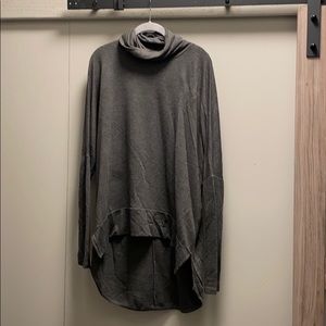 Long turtleneck sweater